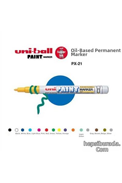Uni Marker pentru vopsea Yağ Bazlı Kalıcı Markör 1'li (Px-21)