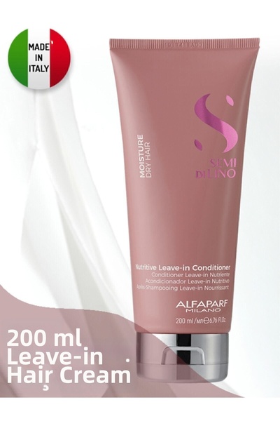 Alfaparf بلسم الشعر 200 مل - سيمي دي لينو، ترطيب لا يترك أبدًا