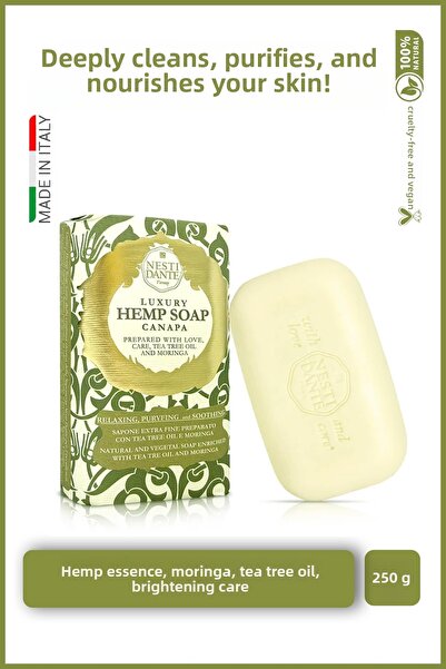 Nesti Dante Canapa de lux de canepa Katı Sabun 250gr | Antioxidan Ve Detoks |...