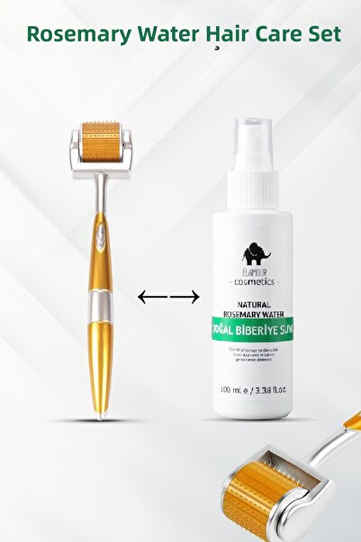 ELAMOUR - إبرة التيتانيوم الأصلية - إبرة ديرمارولر 0.5 ملم 540 - مجموعة ماء ا...