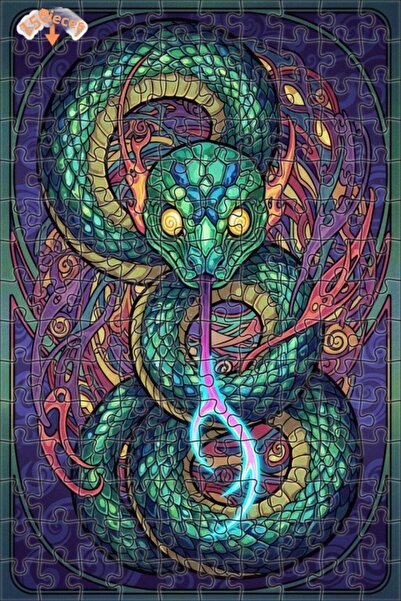 Esranın Dünyası The Mysterious Dance of the Magical Snake Oil Painting Look W...