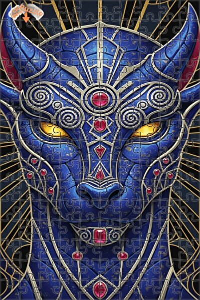 Esranın Dünyası Magical Cat Art Oil Painting Lookalike Double-Layer Framed Wo...