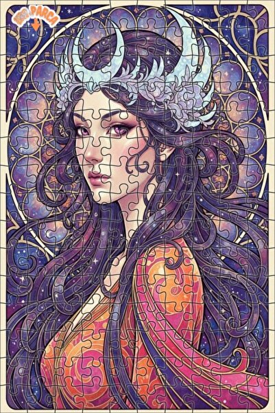 Esranın Dünyası Double Layer Framed Wooden Puzzle 150 Pieces 20X30 with Galac...