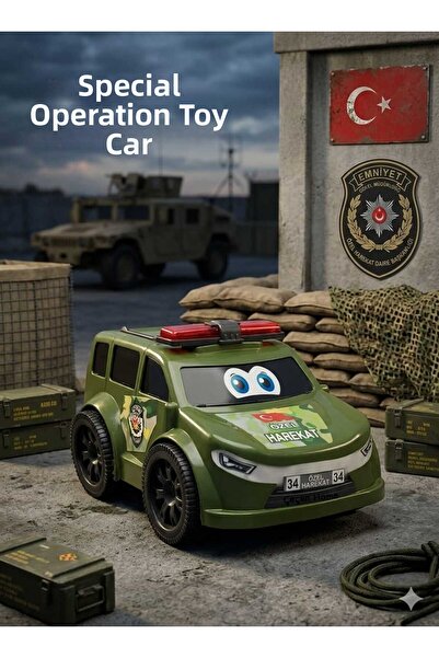 ÇEÇEN HOME سيارة ألعاب للعمليات الخاصة، سيارة جندي لعبة، سيارة ألعاب بلاستيكي...