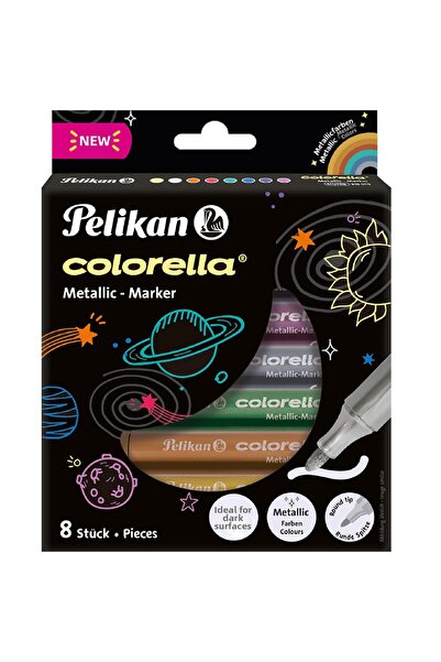Pelikan Felt-Tip Pen Colorella Metallic 8 Colors with Felt Tips