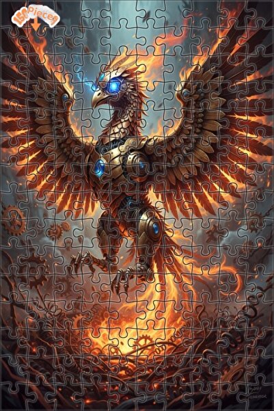 Esranın Dünyası لوحة زيتية بتصميم ميكانيكي أنكا فاير دريم 150 قطعة مقاس 20x30