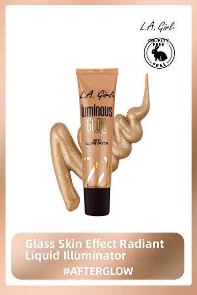 L.A. Girl Luminous Glow – Liquid Illuminator with Glass Skin Effect That Give...