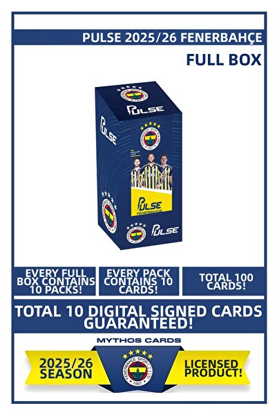 Fenerbahçe - Pulse Soccer Player Cards 2025/26 - Full Box