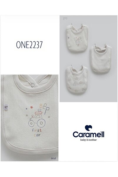 Caramell Baby Food Bib First Car 3-Piece Set