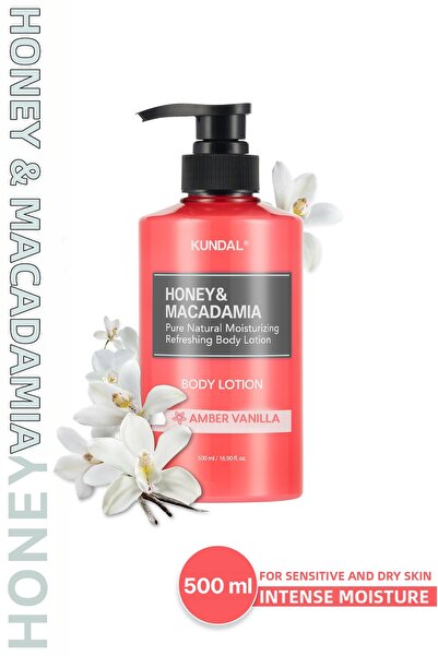 Kundal لوشن مرطب ومغذي للجسم كوندال بالعسل والمكاداميا لوشن نقي للجسم 500 مل ...