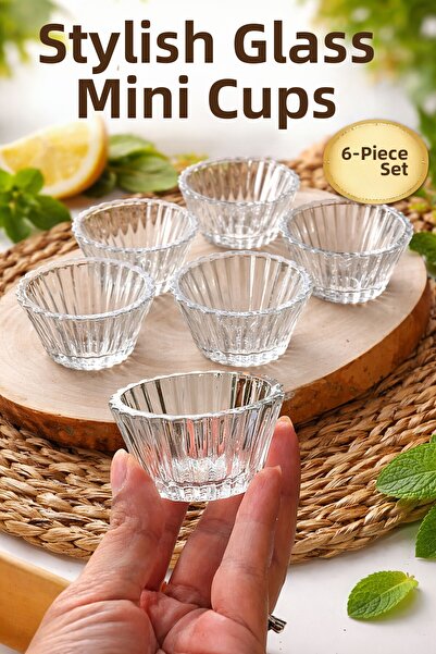 Mutfiko Luxury Glass Mini Presentation Bowl Set of 6