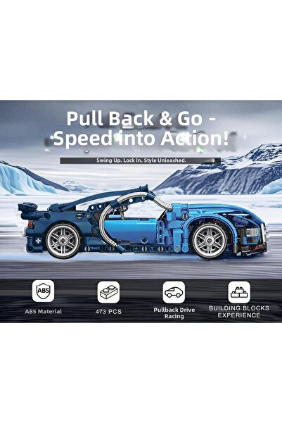 BYCEGU 9055-5 Toyse Toys Bri̇cks Speed Blue -Ekn