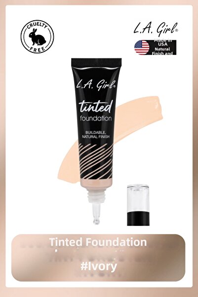 L.A. Girl Tinted Foundation - Natural Finish and Moisturizing Tinted Foundati...