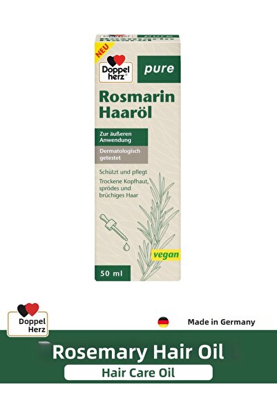 doppel herz زيت العناية بالشعر بخلاصة إكليل الجبل 50 مل