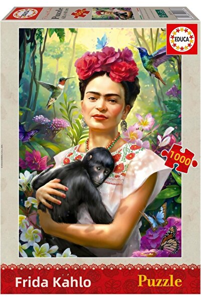 Educa Puzzle لغز حديقة الحياة من إيدوكا - 1000 قطعة - فريدا كاهلو - 20176 - ح...