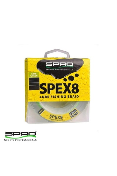 Spro خيط صيد سبيكس 8 باللون الأخضر المموه 0.018 ملم 150 متر