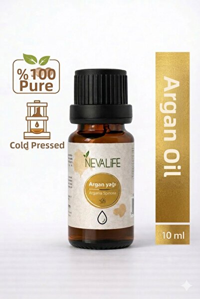 NEVA LİFE 100% Pure Argan Oil – Cold Pressed – Natural Care Oil – 10 ml