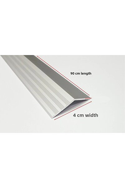 Geylani بروفايل عتبة الباب من الألومنيوم، بروفايل لتعديل الارتفاع، لون رمادي،...