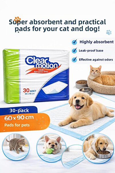 CLEAR MOTION Clearmotion 60x90 غطاء حماية للسرير 30 قطعة