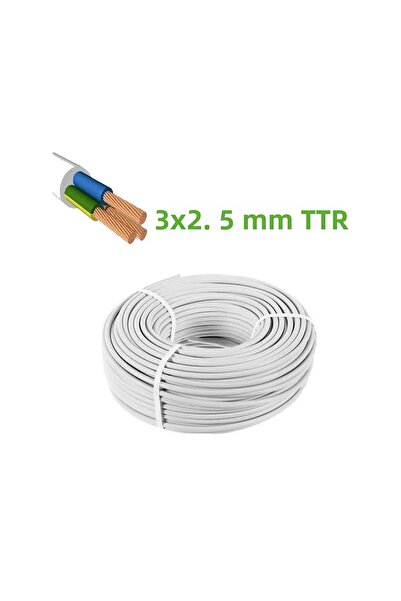Go İthalat كابل TTR 3x2.5mm كابل CCA بطول 100 متر