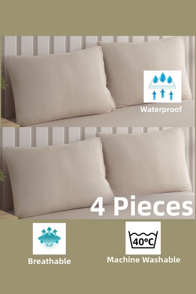 sevilya وسادة ملونة بسحاب صغير مقاومة للسوائل مقاوم للماء واقي فراش وواقي وسادة