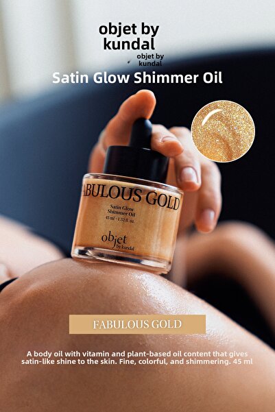 Kundal زيت الجسم الملون واللامع نسيج ناعم كولور آند لايت ساتان جلو شيمر أويل ...