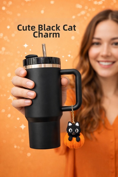 Stanley Compatible Quencher Thermos Accessory Charm Figure with Clip