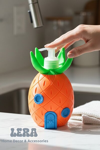 Decolera Spongebob Pineapple Home-Designed Liquid Soap Dispenser – Decorative...