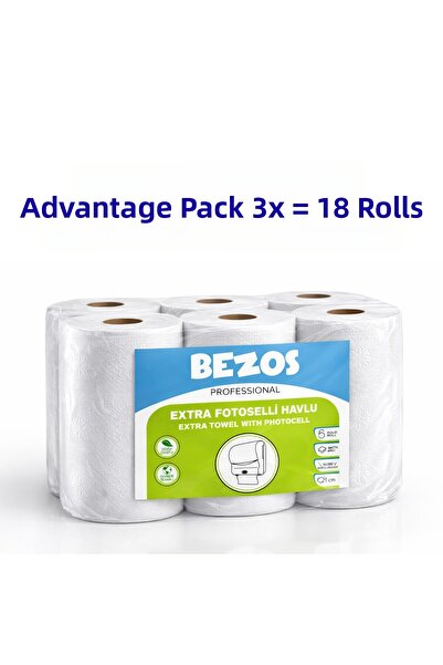 Twin Store Bezos Professional Photocellulose Towel Roll – 2-Ply Cellulose 21 ...