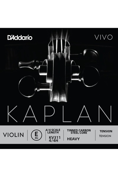 Daddario كمان KV313 بسلسلة واحدة، طراز KAPLAN VIVO، طول السلم 4/4، D-(R KAPLA...