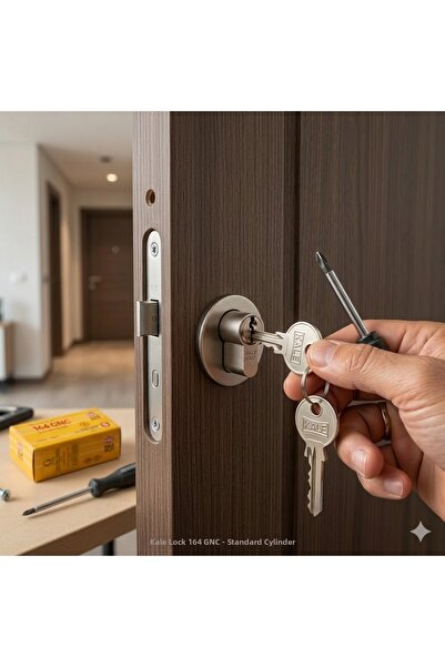 KALE 164 Gnc 100 mm Door Lock Core - Special Size for Thick Doors