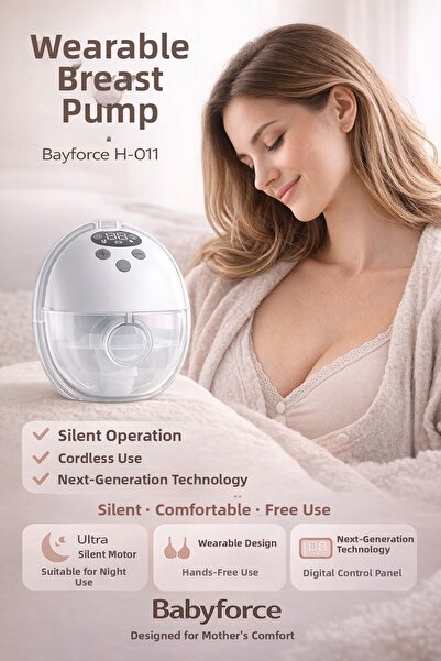 Baby Force H-011 مضخة ثدي قابلة للارتداء فردية |   آلة حلب الأبقار لاسلكية وص...