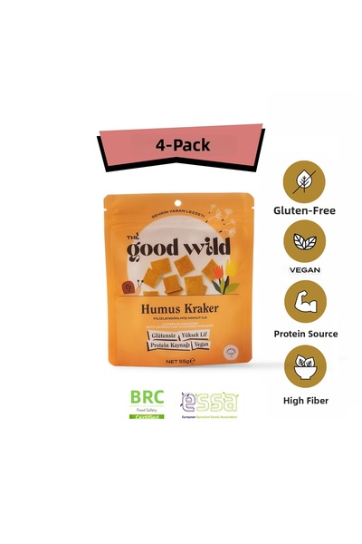 THE GOOD WİLD رقائق الحمص |   وجبة خفيفة نباتية خالية من الغلوتين |   دقيق خا...