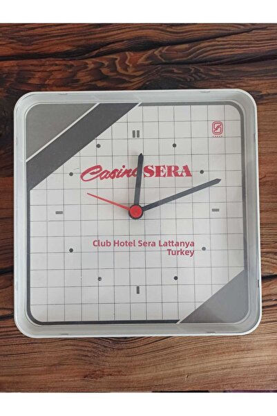 Hureggo Vintage''Clup Hotel Casino Sera'' Wall Clock & 20X20 cm