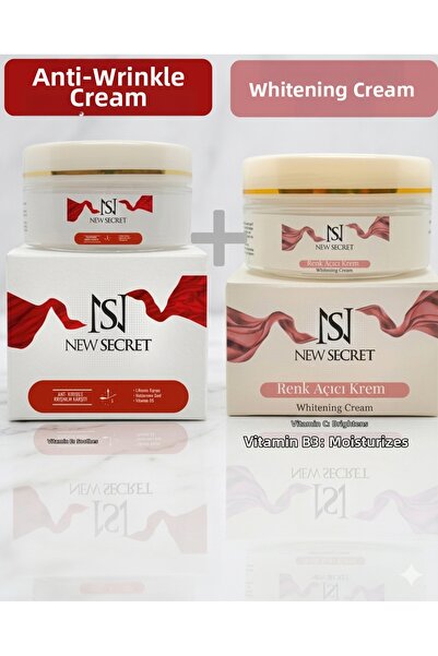ns new secret cosmetic كريم مضاد للتجاعيد بتأثير البوتوكس 50 مل، كريم تفتيح ا...
