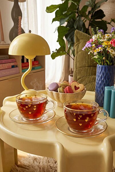 TRENDYOLMİLLA HOME Set de 2 cești de ceai din sticlă 240 cc TPHSS26CFN00001