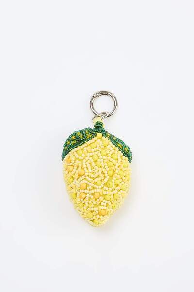 TRENDYOL SHOES إكسسوار نسائي مطرز بخرز الليمون الأصفر TAKSS26DA00003