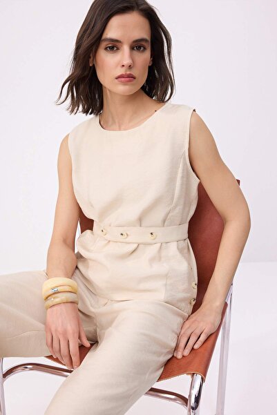 Trendyol Collection طقم سترة وبنطلون منسوج من قماش التاش مودال - TWOSS26AU00102