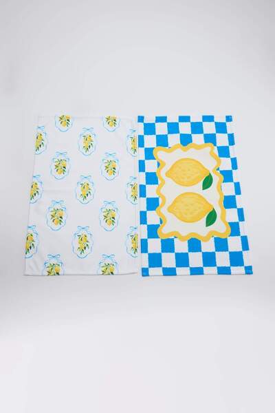 TRENDYOLMİLLA HOME Set de 2 prosoape de bucătărie imprimate TPHSS26MH00006