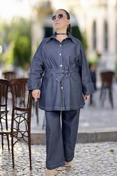 yagmurberen Button-Front Reglan Sleeves, Bell Cut Jacket, Elastic Waist Pants...