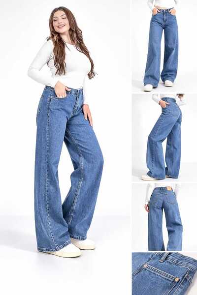 TRENDNATUREL Mărime mare Extra Super talie înaltă material elastic Pantaloni ...