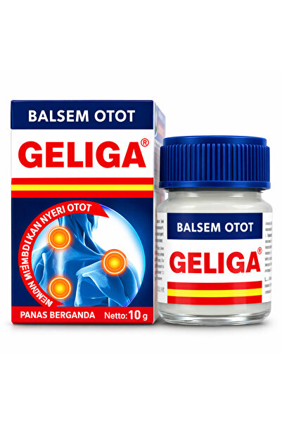 GELIGA بلسم أوتوت 10 جرام - كريم تدليك مسكن للألم، عبوة من 6 قطع بلسم