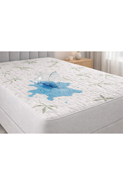 OEM Husă de saltea impermeabilă, BAMBUS, dimensiune - 180x200x30 cm