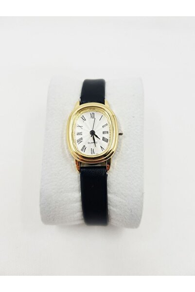 ESRADA QUARTZ Retro Minimal Vintage Deri Kordon Kadın Kol Saati