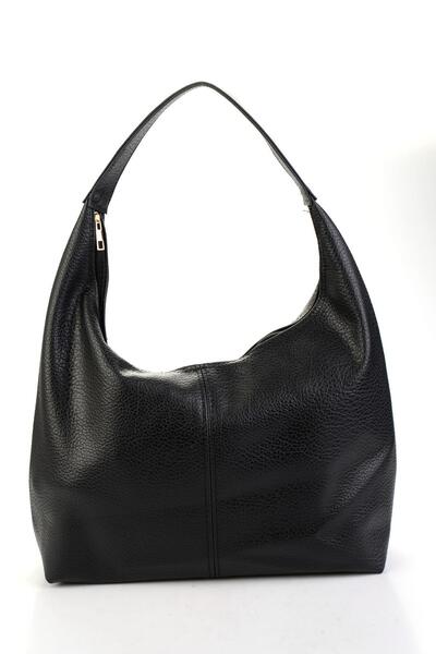 Bambi Siyah Kadın Omuz Çantası C06599433109