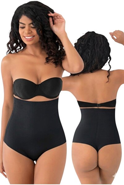 Fanilam 2 Size Reducer High Waist Laser Cut Non-Marking String Corset Belly T...