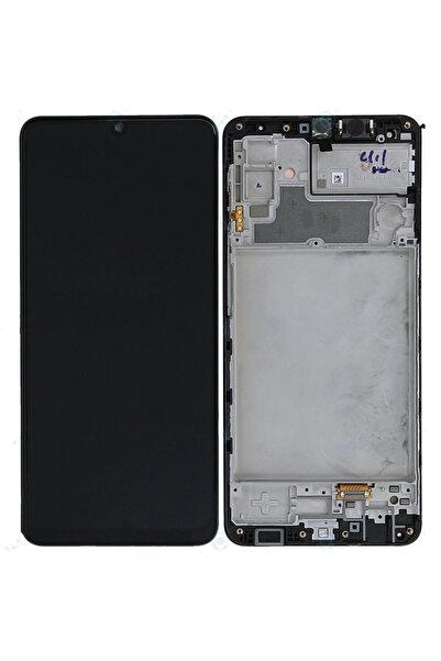 Samsung M32 Sm-M325 Çıtalı Dokunmatik Ekran OED (Siyah)