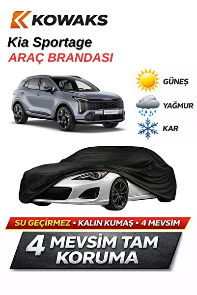 KOWAKS Kia Sportage Oto Branda, Araba Brandası, Siyah