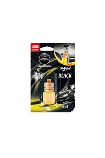 Aromacar Odorizant auto Aroma Car Wood, Negru