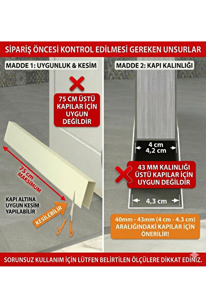 Generic Brand Bathroom & Toilet under Door Water Protector – for Wooden Doors – U Type – White